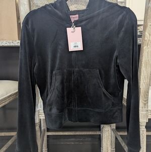 Juicy Couture Black Velour Hoodie